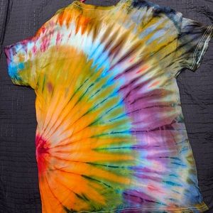 One of a kind inclined ice dye tshirt!!
